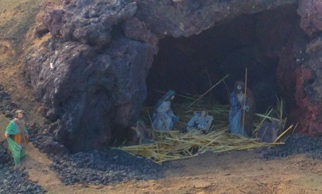 Scène de la Nativité à Yaiza