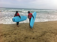 Surfer à Famara