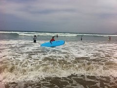 Surfer à Famara