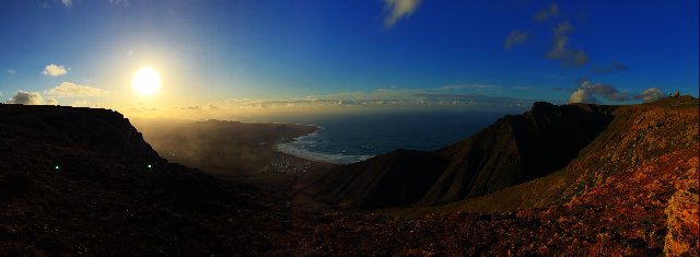 Coucher de soleil sur Famara