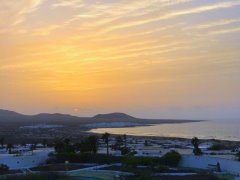 Coucher de soleil à Famara