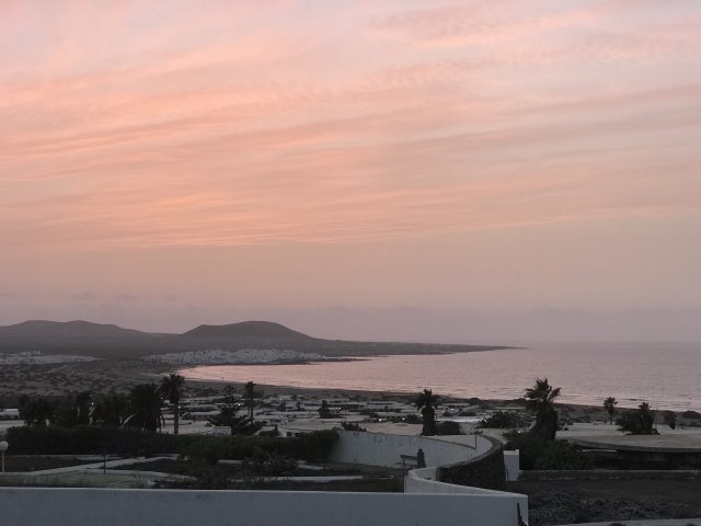 Coucher de soleil à Famara